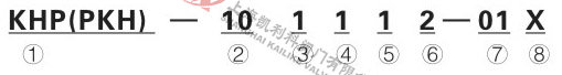 KHP、PKH高壓板式球閥型號(hào)說明