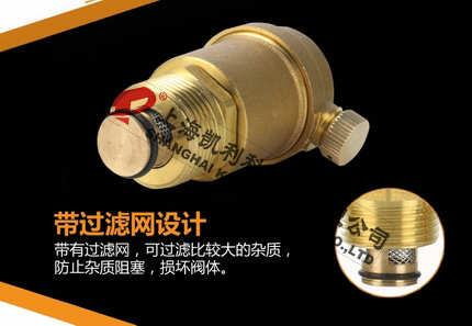 AVAX暖氣自動(dòng)排氣閥帶過(guò)濾網(wǎng)設(shè)計(jì)